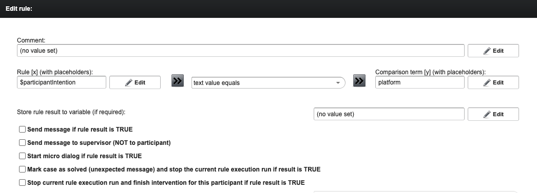 Intention Platform 1 Intention Platform 1