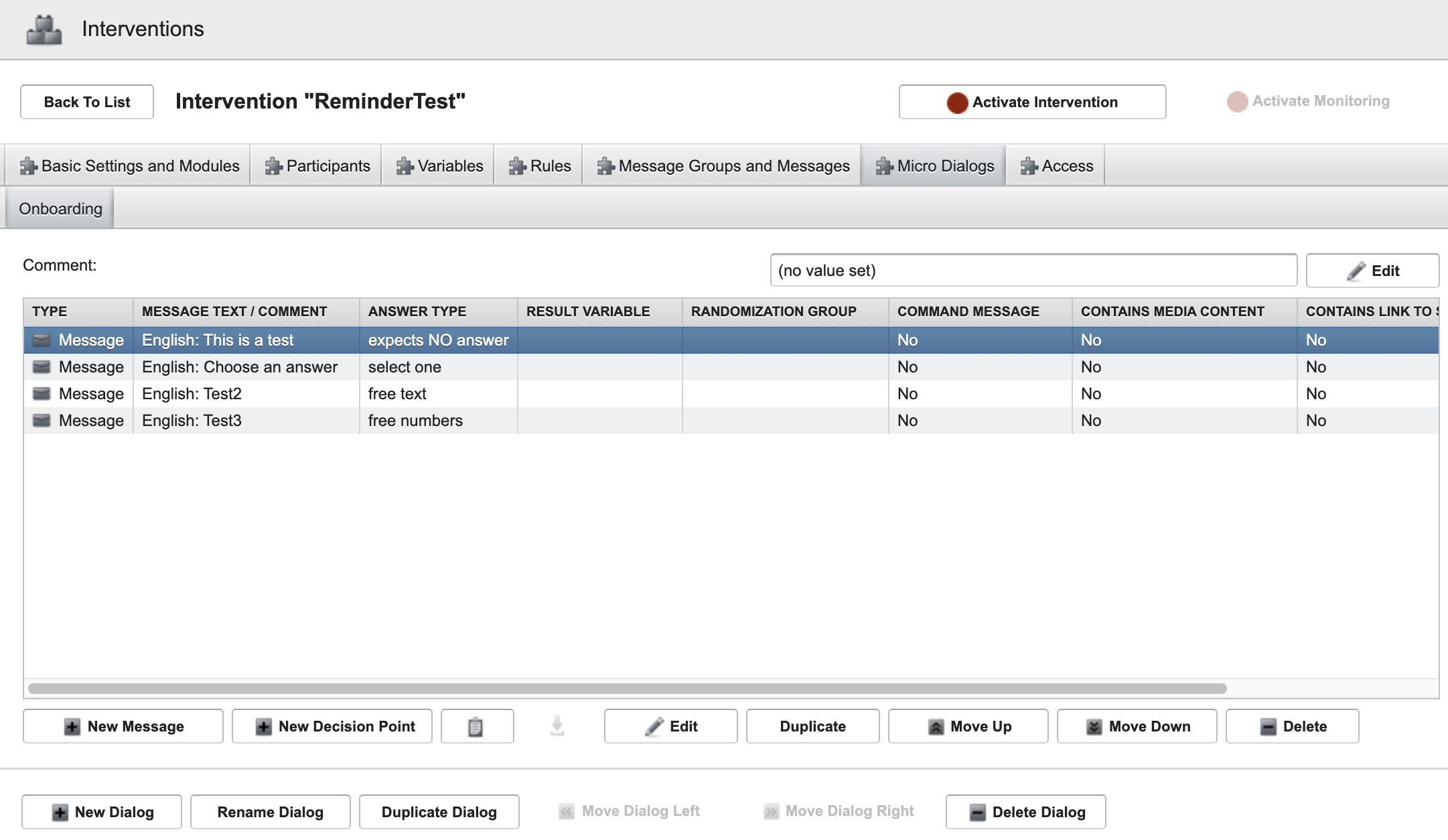 Micro Dialogs Micro Dialogs